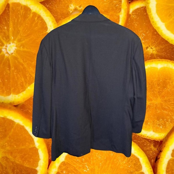 Brooks Brothers 346 Stretch Blazer Wool Blend‎ Navy 2 Button Size 48M - Picture 8 of 8